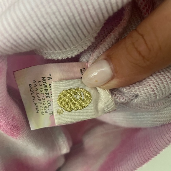 A Bathing Ape Multicolor Tie-Dye Sweatshirt - Picture 3 of 4